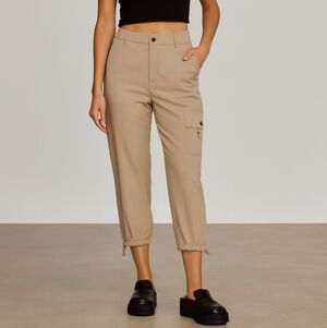 Zenergy By Chico's Cargo Jogger Pants Beige Chico 2 Large 12